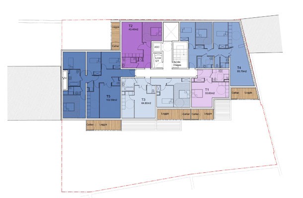 Logements locatif Rouen 2013 - plan -3